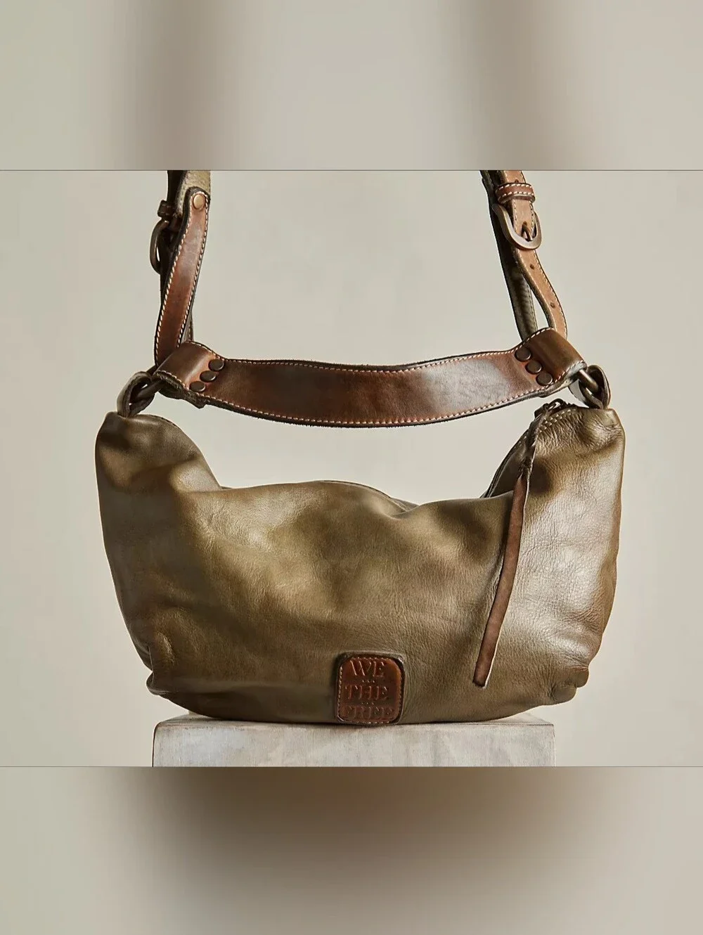 NEW!!! We The Free Addison Shoulder Bag, One Size Color: Olive, Retail $698.00